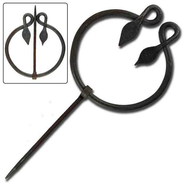 Ring Shaped Leaf Brooch