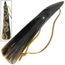 Rising Smoke Cow Horn Shoehorn