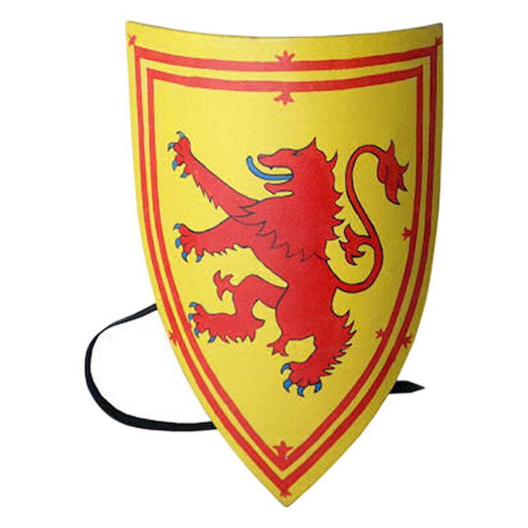 Robert The Bruce Shield - Red Lion on Yellow with Border