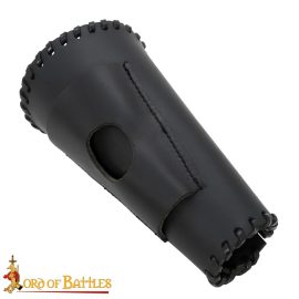 Rogues Leather Bracer with Hidden Wrist Knife Slot - Single Bracer