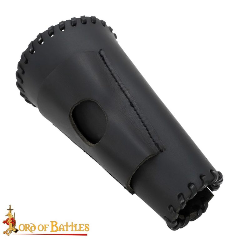Rogues Leather Bracer with Hidden Wrist Knife Slot - Single Bracer