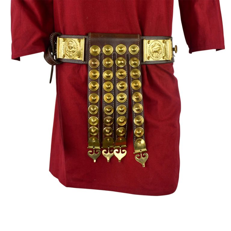 Roman Cingulum Belt - ''She-Wolf'' with Romulus and Remus