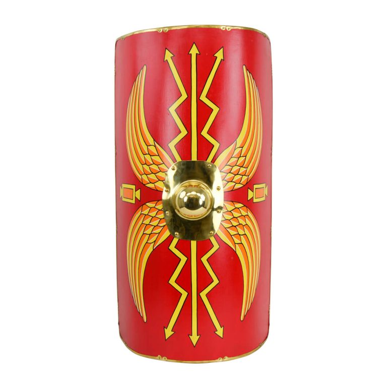 Roman Shield Scutum 42" x 33" Brass Lined