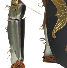 Roman Steel Greaves
