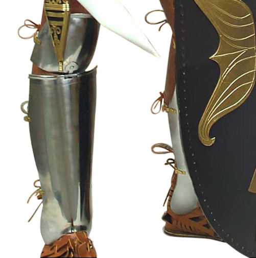 Roman Steel Greaves