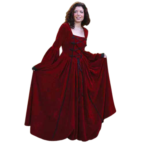 Scarlet Dream Velvet Dress