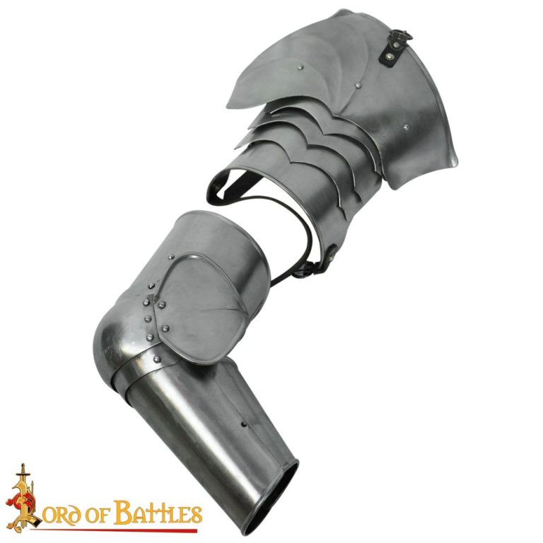 Set of Arm Armor with Asymmetrical Pauldrons