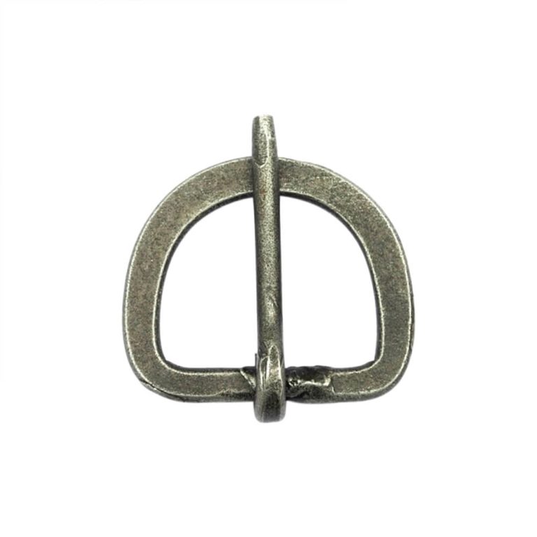 Small Antiqued D-Ring Buckle