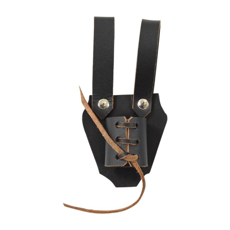 Small Leather Dagger Frog