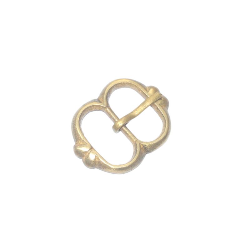 Small Two Ring Small Brass Buckle
