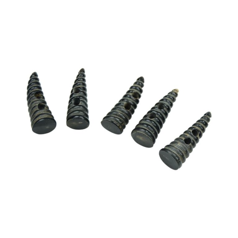 Spiral Horn Toggles - Set of 5