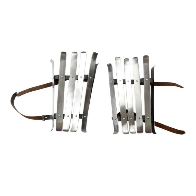 Splinted Greaves - 16 Gauge