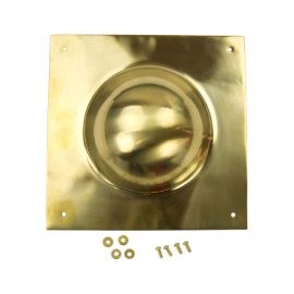 Square Roman Shield Boss  Brass