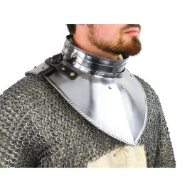 Steel Gorget with Articulated Collar