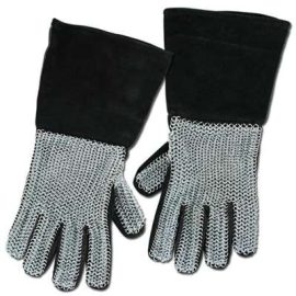 Suede Chainmail Gloves II
