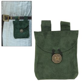 Suede Evergreen Petite Belt Pouch