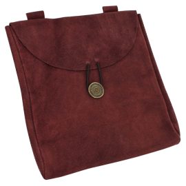Taste of Red Wine Suede Leather Pouch