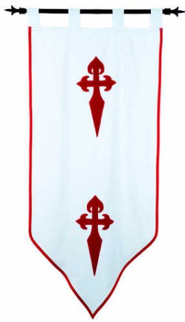 Templar Knight Order of Saint James Banner by Marto