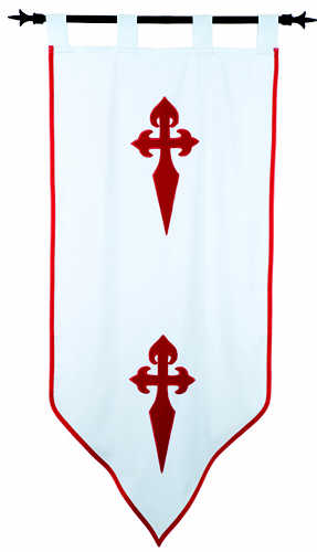 Templar Knight Order of Saint James Banner by Marto