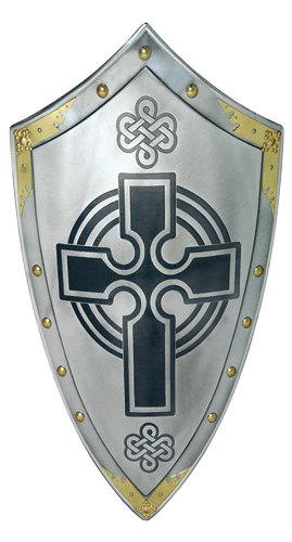 Templar Knight Scottish Cross Shield by Marto