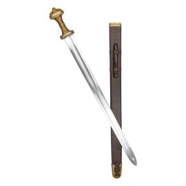 The Fetter Lane Sword - 8th Century Saxon Sword - Antiqued Brass Hilt