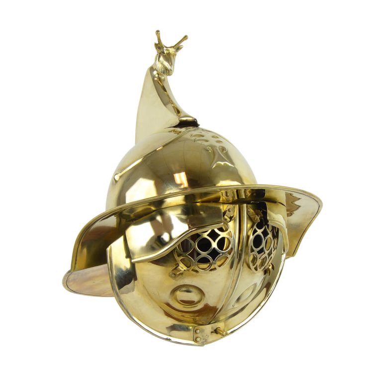 Thraex Gladiator Mosaic Helmet -18 Gauge