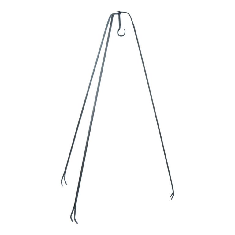 Three-Legged Foldable Iron Kettle Stand