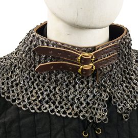 Titanium Chain Mail Standard - Bishop's Mantle - Dome Riveted - Flat Rings