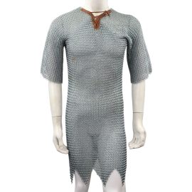 Viking Chainmail Half-Sleeve Hauberk  Butted  Zinc Coated  Closeout