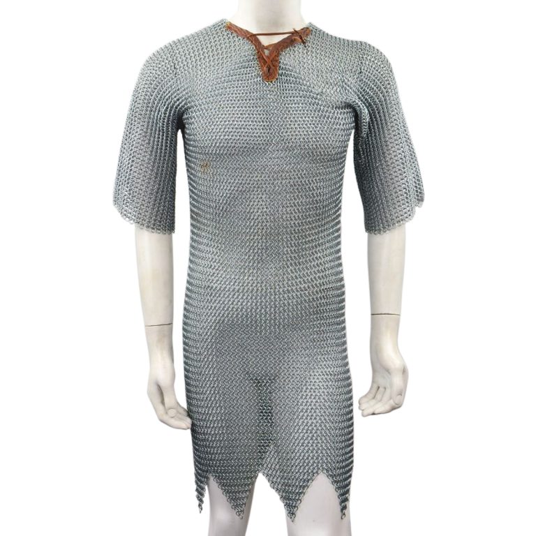 Viking Chainmail Half-Sleeve Hauberk  Butted  Zinc Coated  Closeout
