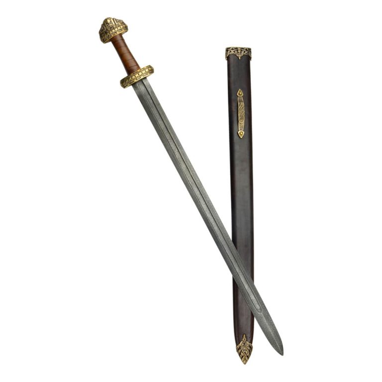 Viking Jarl Sword with Damascus Blade
