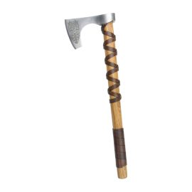 Viking Type C Axe with Etched Norse Design