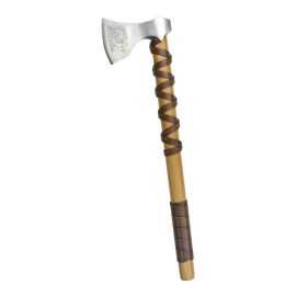 Viking Type E Axe with Etched Norse Design