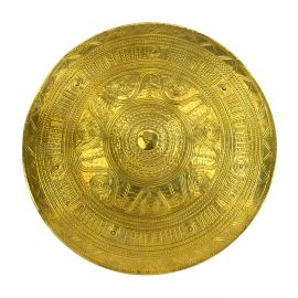 Villanovan Embossed Brass Shield