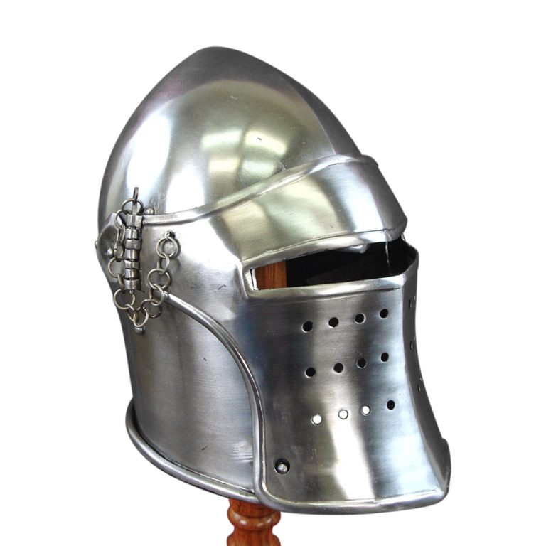 Visored Bascinet  14 Gauge Steel