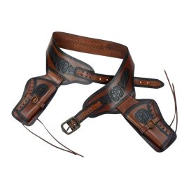 Western Dual Holster Gun Belt