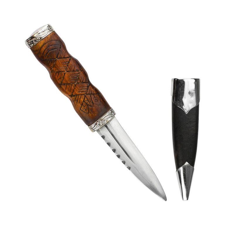 Wood Handled Sgian Dubh