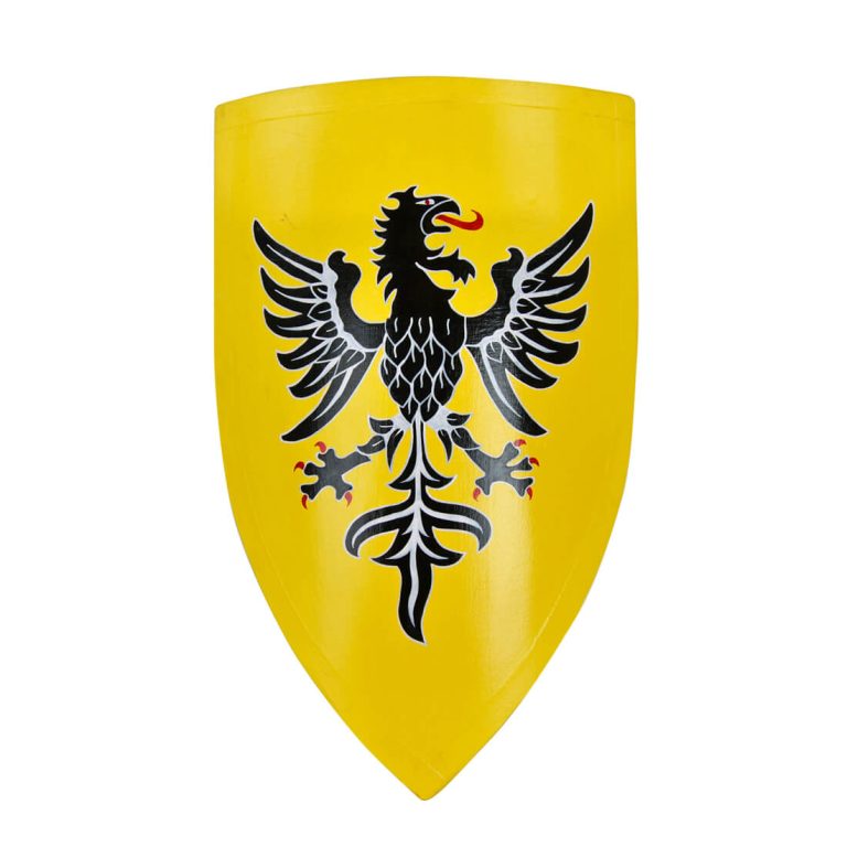 Wooden Crusader Eagle Shield