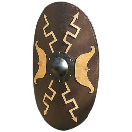 Wooden Oval Roman Cavalry Shield