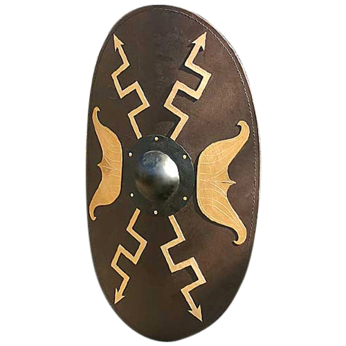 Wooden Oval Roman Cavalry Shield