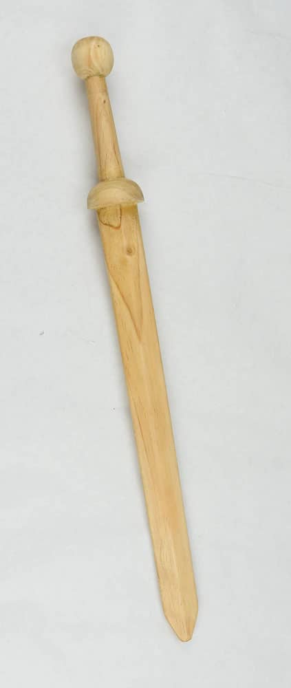 Wooden Rondel Guard Gladius