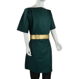 Wool Roman Tunic  Green
