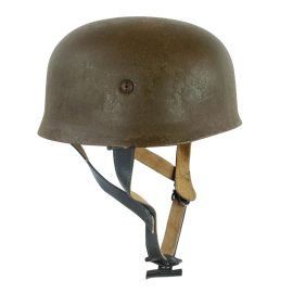 WWII German Paratrooper Helmet with Antiqued Finish
