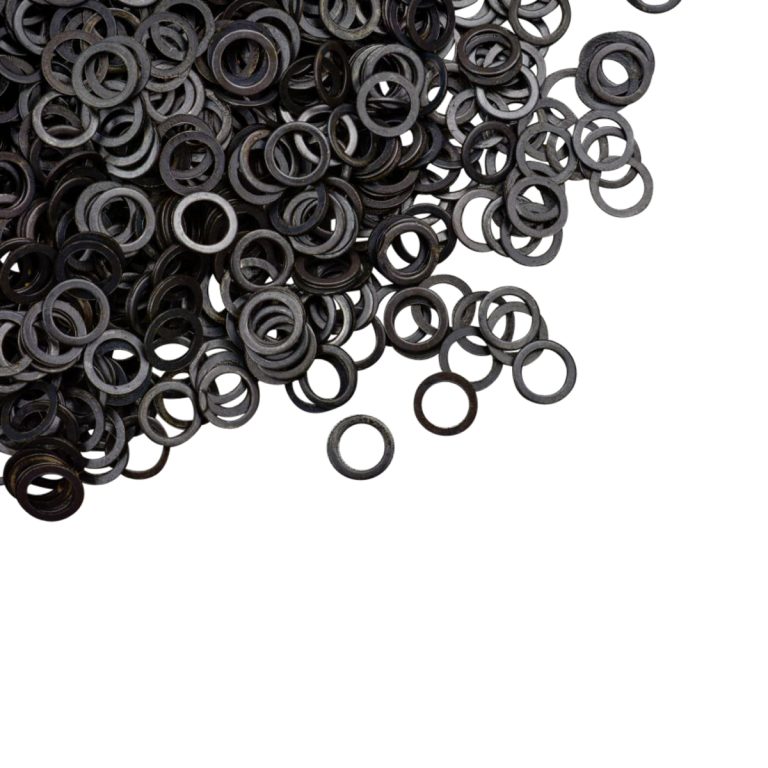1 kg Loose Chainmail Rings  Blackened Solid Flat Rings  17 Gauge / 9 mm