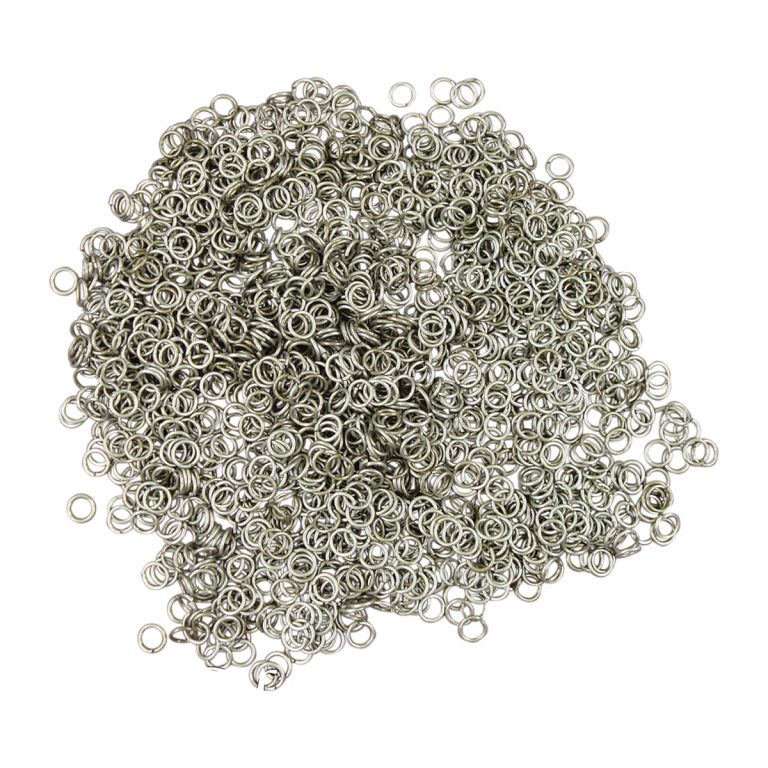 1 kg Loose Chainmail Rings  High Tensile Wire Round Rings  16 Gauge / 9mm  Butted