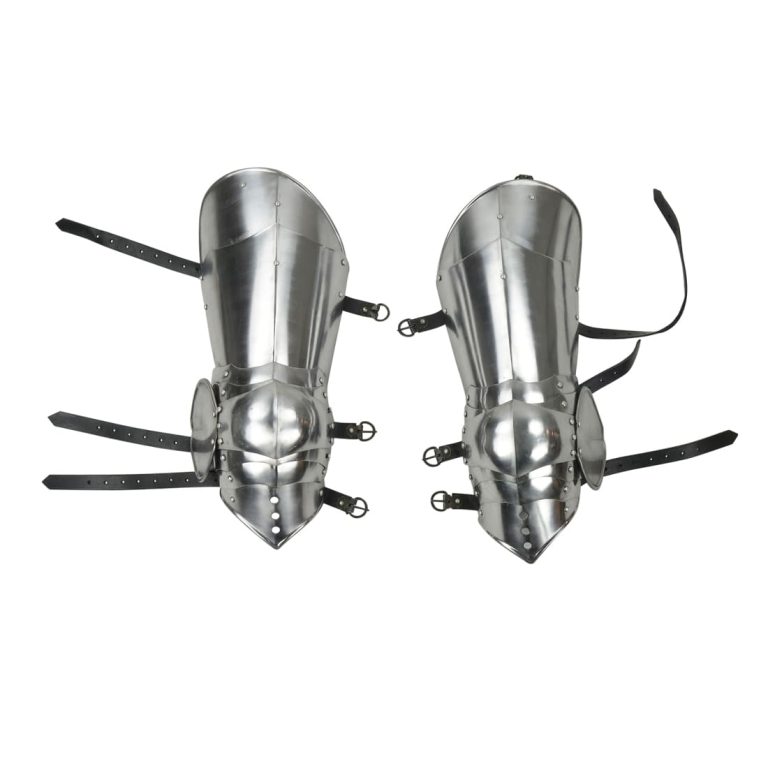 14th - 15th Century Gothic Leg Armor - 16 Gauge