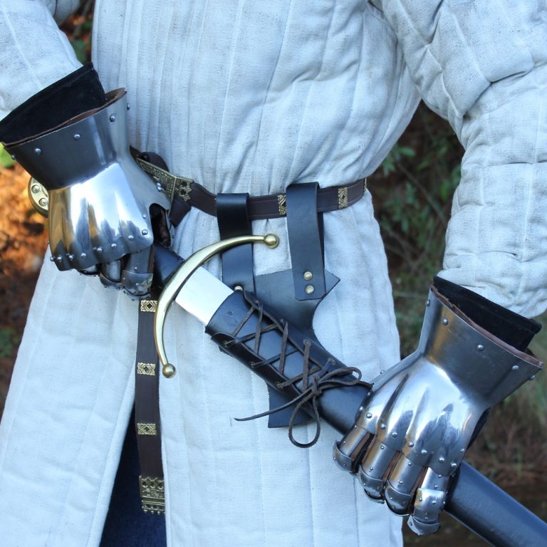 14th Century Crusader Hourglass Gauntlets