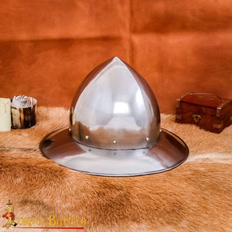 14th Century Kettle Helm  14 Gauge