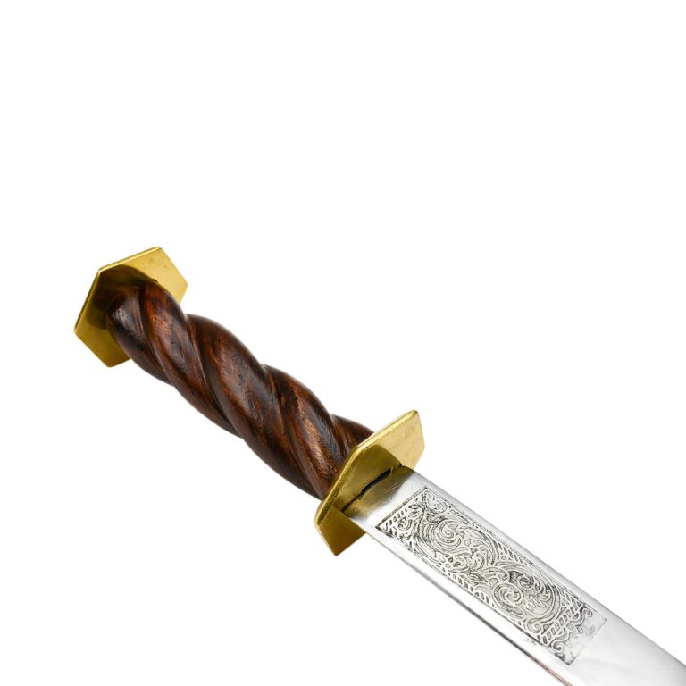 14th Century Rondel Dagger with Brass fittings