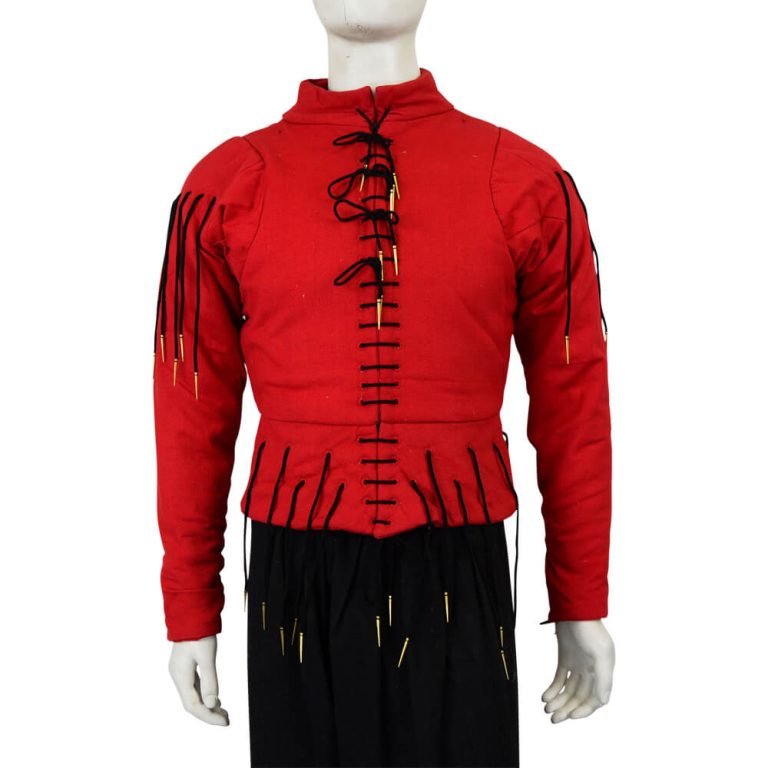 15th Century Arming Doublet - Red